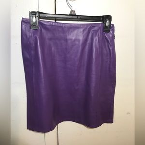 ID Collection Leather Skirt